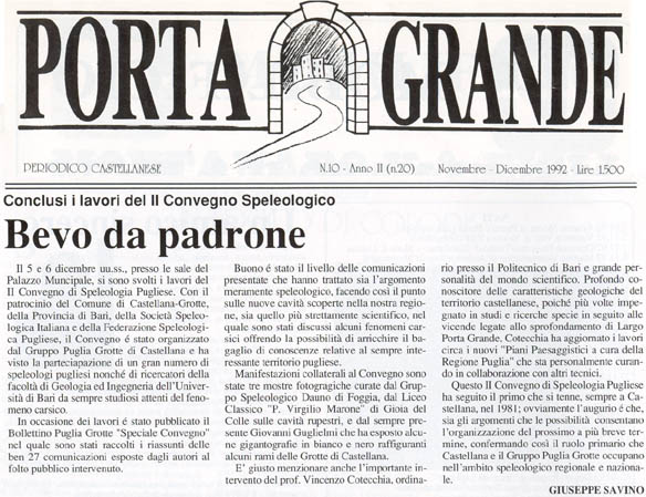 Portagrande Novembre-Dicembre n. 10 1992