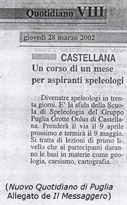 Nuovo Quotidiano di Puglia 28/03/2002