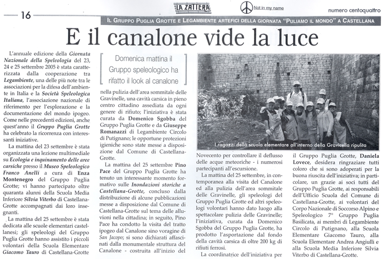 La Zattera ottobre n. 104 2005